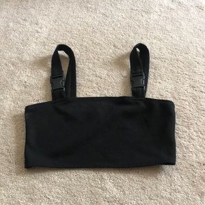 Princes Polly Motel Black Crop Top